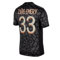 Paris Saint-Germain Warren Zaire-Emery #33 Tredje Tröja 2023-24 Kortärmad